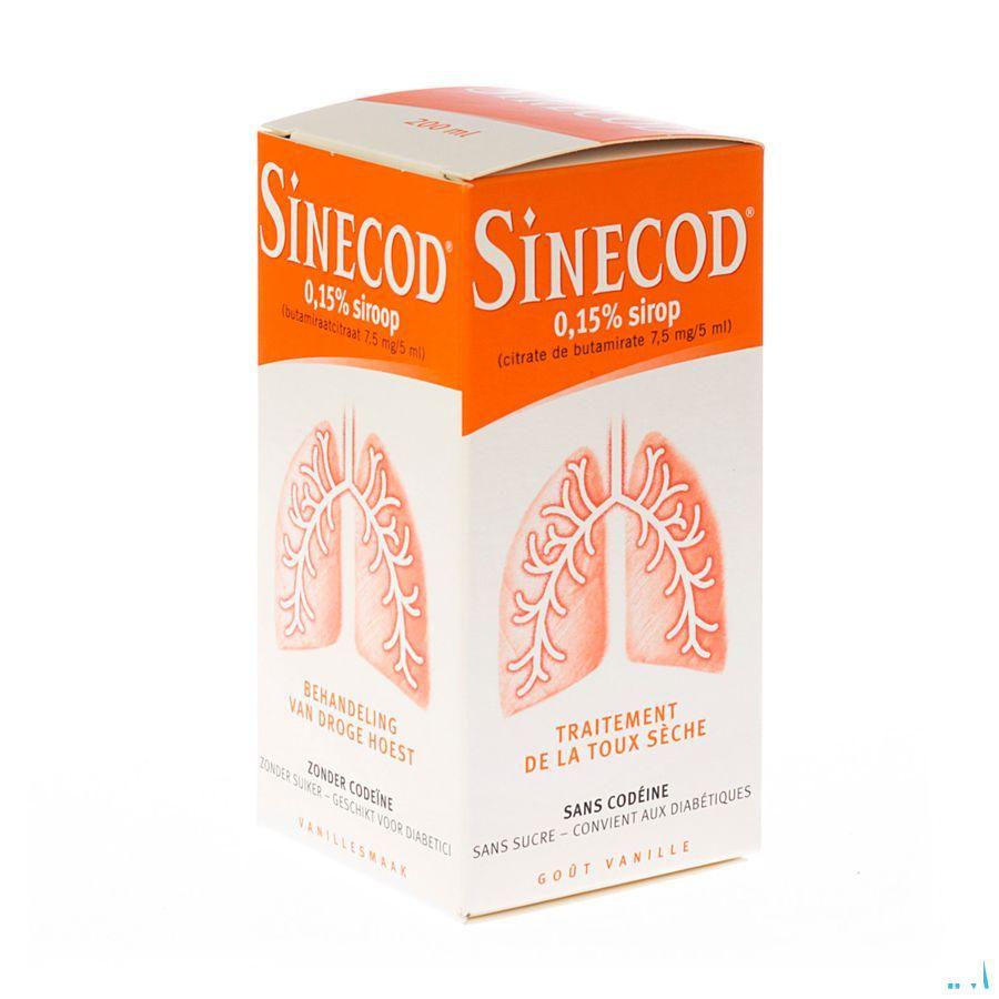 Sinecod 0,15% Sirop 200 ml