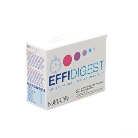 Effidigest Comprimes Effervescents 24  -  Nutrisante