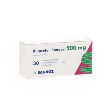 Ibuprofen Sandoz 200 mg Comprimes Pellicules 30x200 mg 