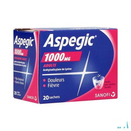 Aspegic 1000 Pulv 20x1000 mg Ad