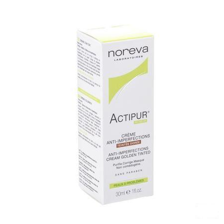 Actipur Creme Anti imperfect. Teintee Doree Tube 30 ml  -  Noreva Led