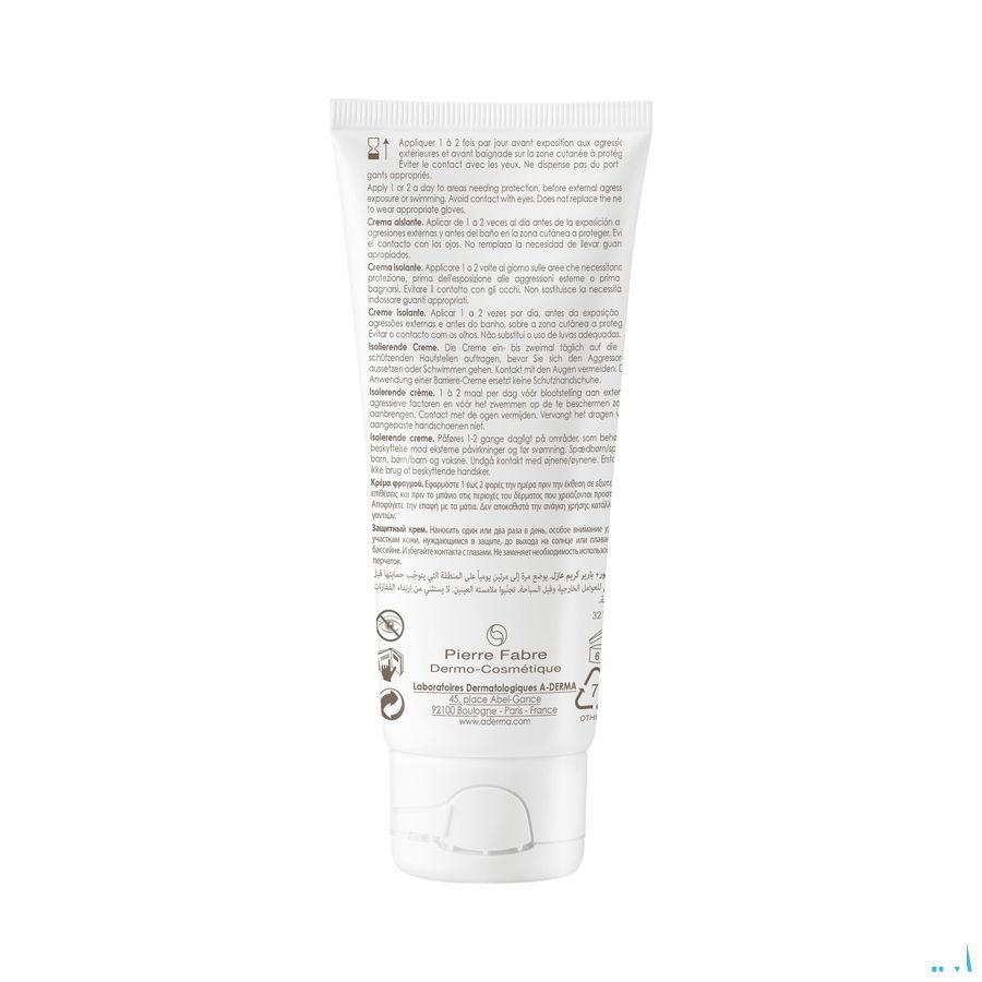 Aderma Dermalibour + Barrier Creme Isolante 100 ml  -  Aderma