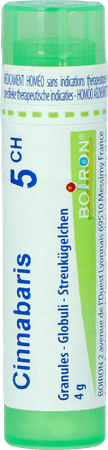 Cinnabaris 5CH Gr 4g  -  Boiron