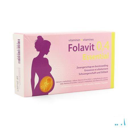 Folavit 0,4 mg Essential Tabletten 30 + Capsule 30  -  Kela Pharma