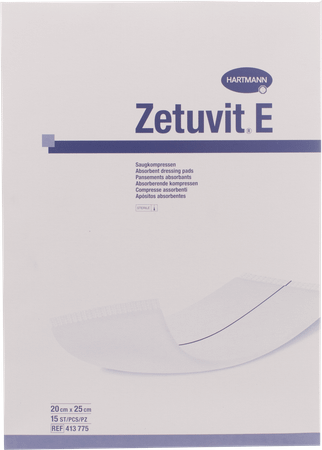 Zetuvit E 20x25cm St. 15 P/s  -  Hartmann