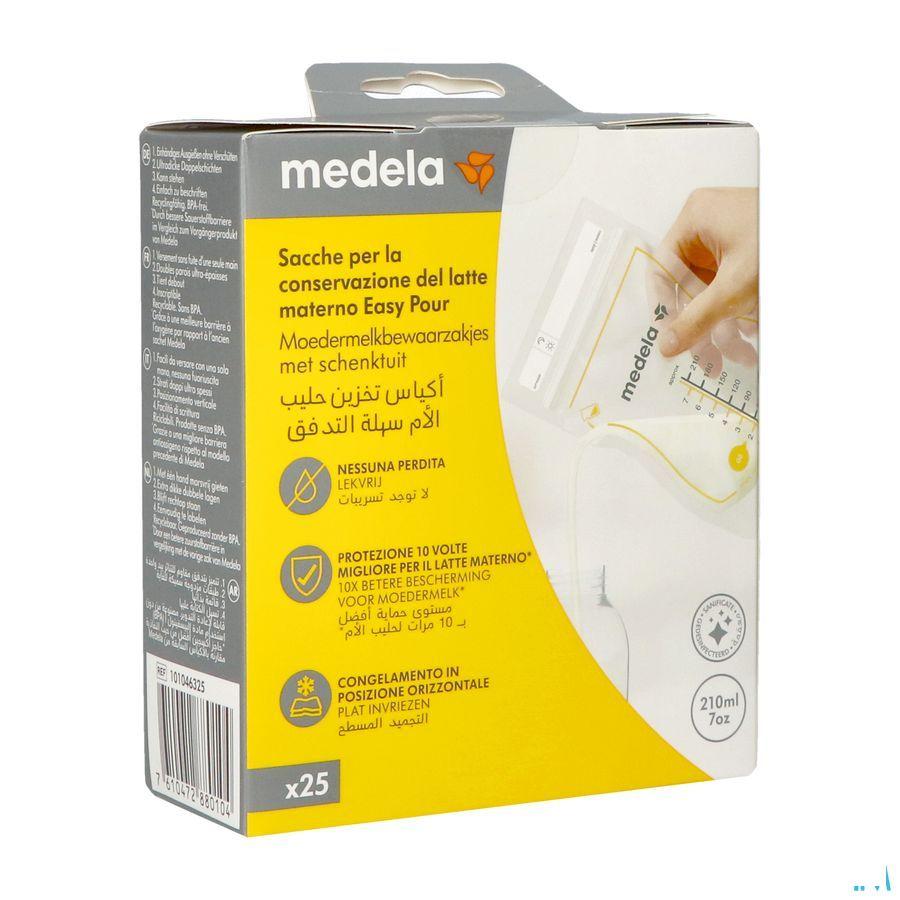 Medela Sach.Conserv. Lait Mat.Versement Facile 25