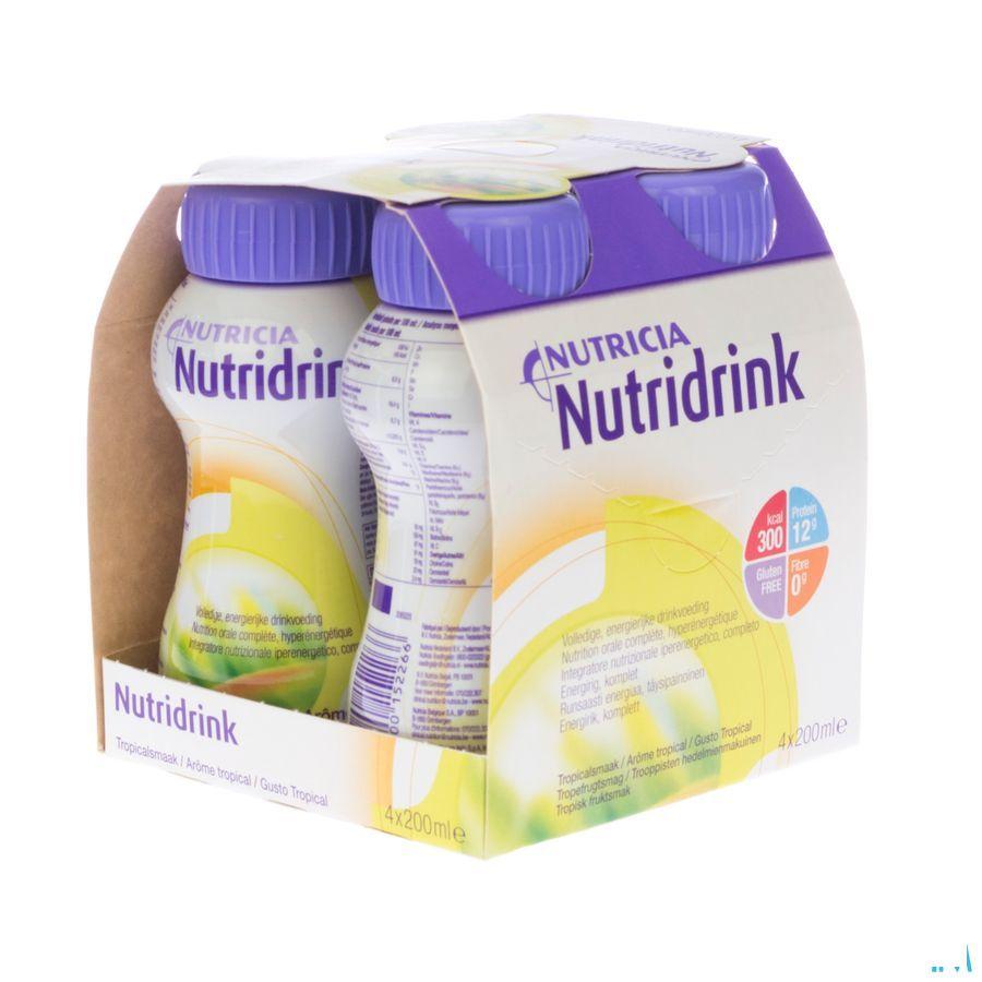 Nutridrink Tropical 4x200 ml  -  Nutricia