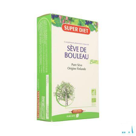 Super Diet Seve Bouleau Bio Ampoule 20x15 ml  -  Superdiet Laboratoires