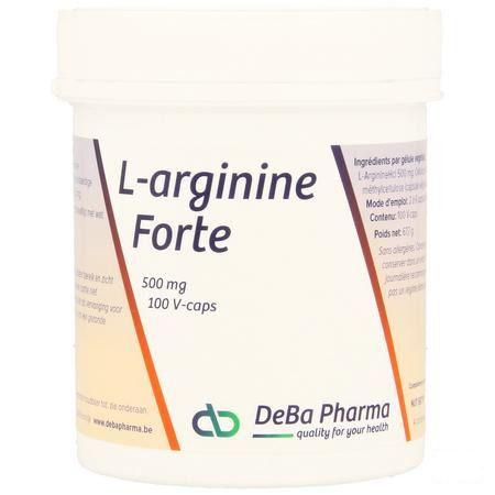 L-arginine Capsule 100x500 mg  -  Deba Pharma