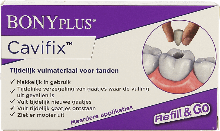 Bonyplus Cavifix Obturation Dentaire Temporaire 7g  -  Dental Care Products