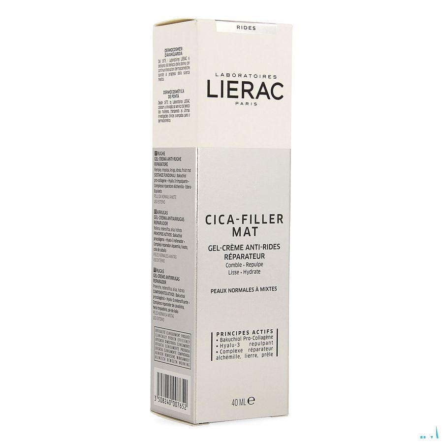Lierac Cica Filler Gel Creme Anti rimpel Herst.tube 40 ml