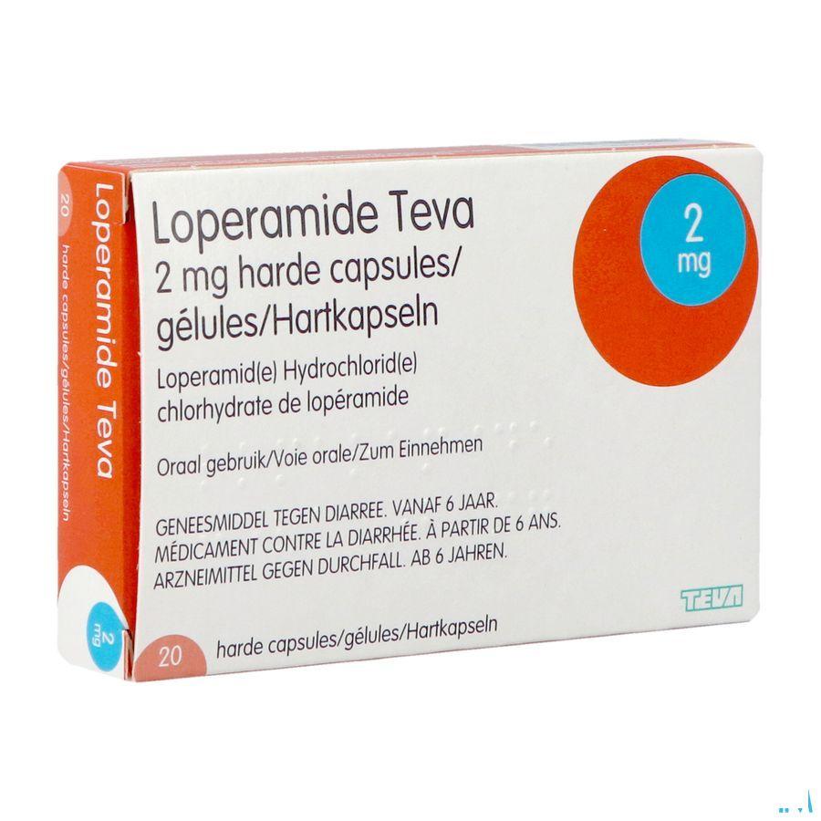 Loperamide Teva Capsule 20 X 2 mg 