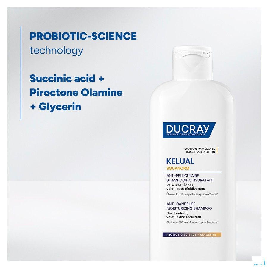 Ducray Kelual Squanorm Shampoo Droge Schilfers 200 ml