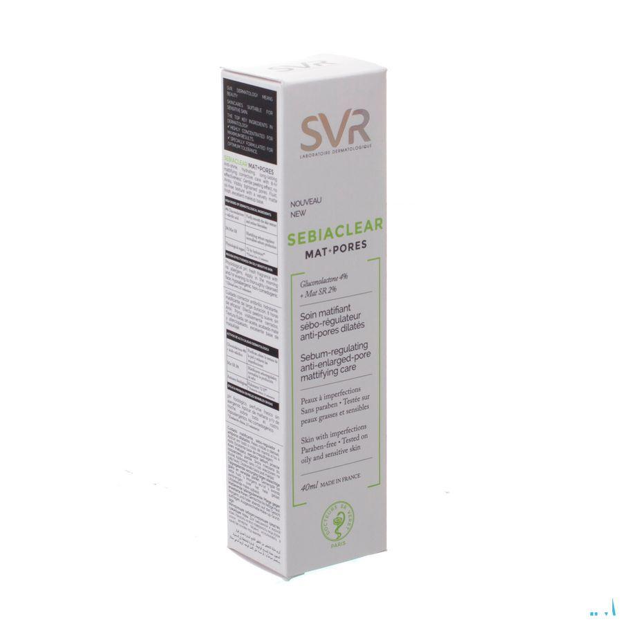 Sebiaclear Creme Mat + Pores Tbe 40 ml  -  Svr Laboratoire