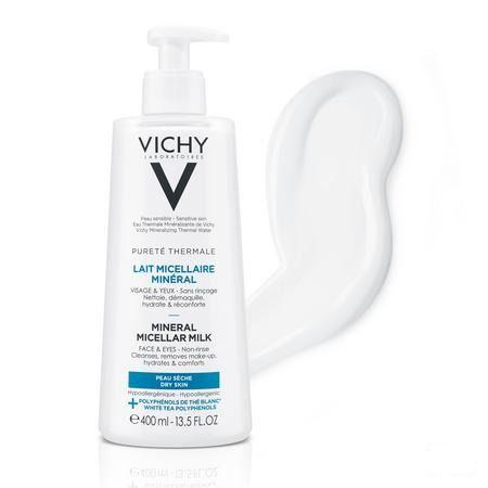 Vichy Pt Micellair Melk Droge Huid 400 ml  -  Vichy