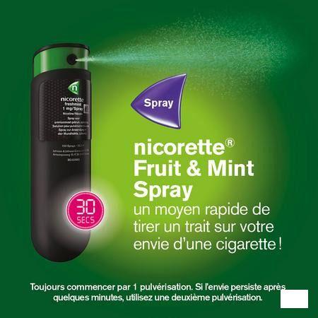 Nicorette Fruit & Mint Mondspray 1 mg/spray (150 Sprays)