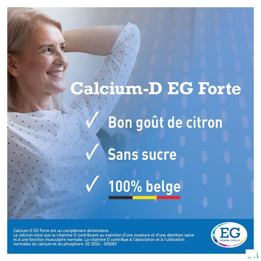 Calcium-D Forte Eg 1000 mg/800Ie Citroen Kauwtabl90  -  EG