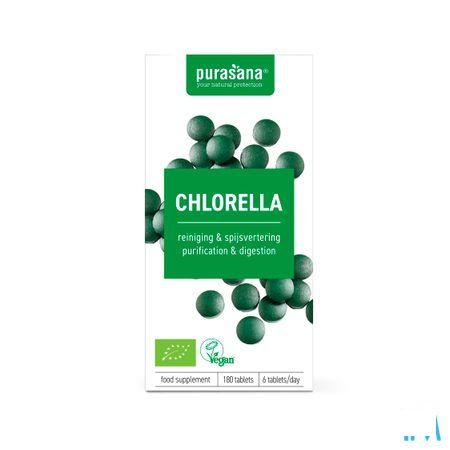 Purasana Chlorella Broken Cell Wall Bio Comprimes 180
