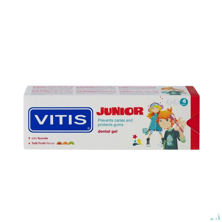Vitis Junior Gel Tandpasta 75 ml  -  Dentaid