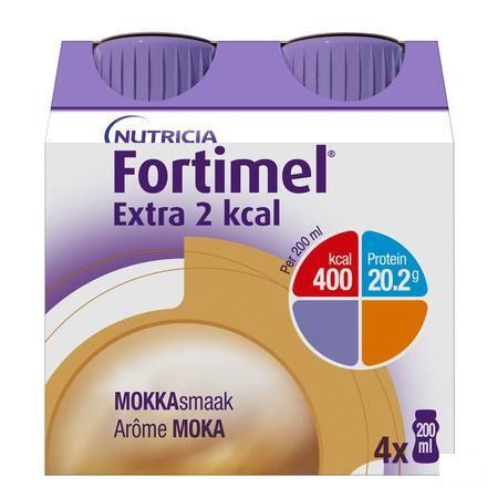 Fortimel Extra 2Kcal Moka 4X200 ml  -  Nutricia