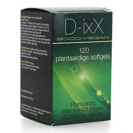 D-Ixx 3000 Vegan Soft Caps 120  -  Ixx Pharma