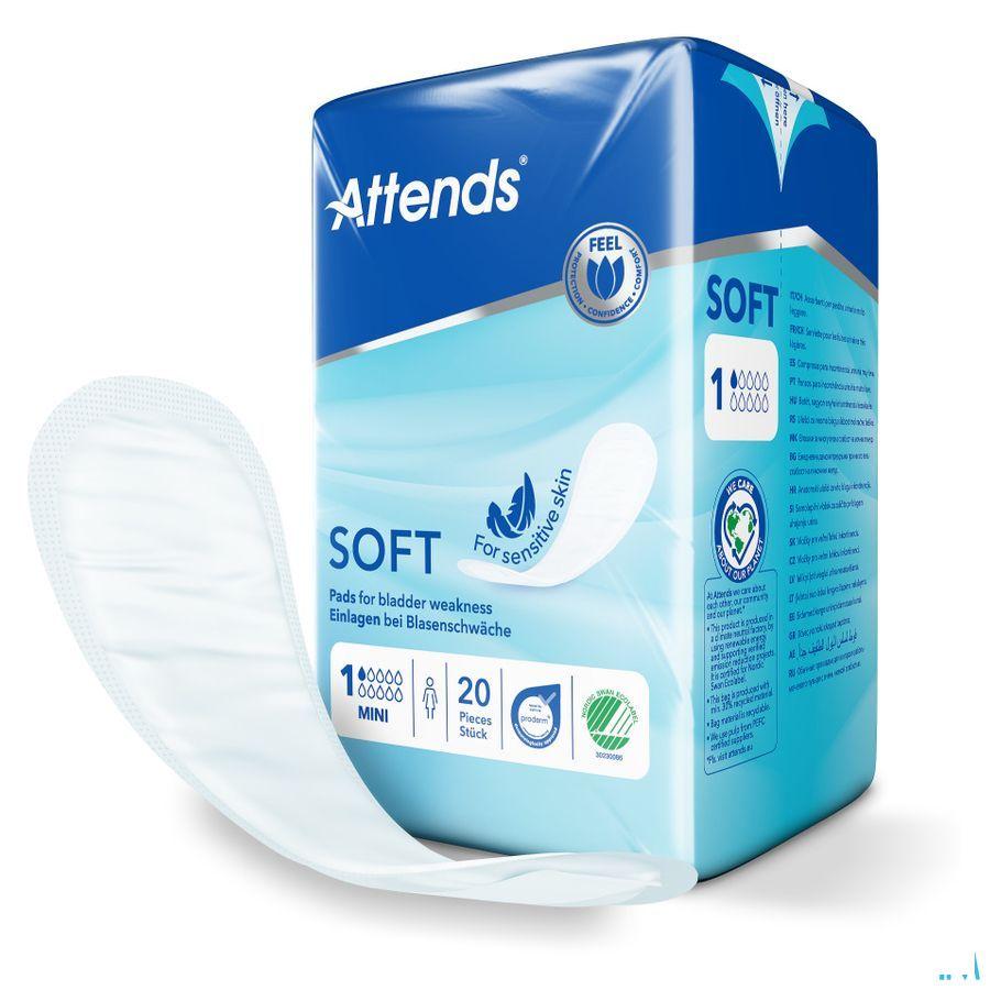 Attends Soft 1 Mini Inleg Anatom. 1x20