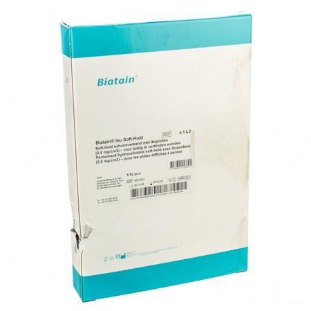 Biatain-ibu Verband Softhold + ibuprof.10x20,0 5 34142  -  Coloplast