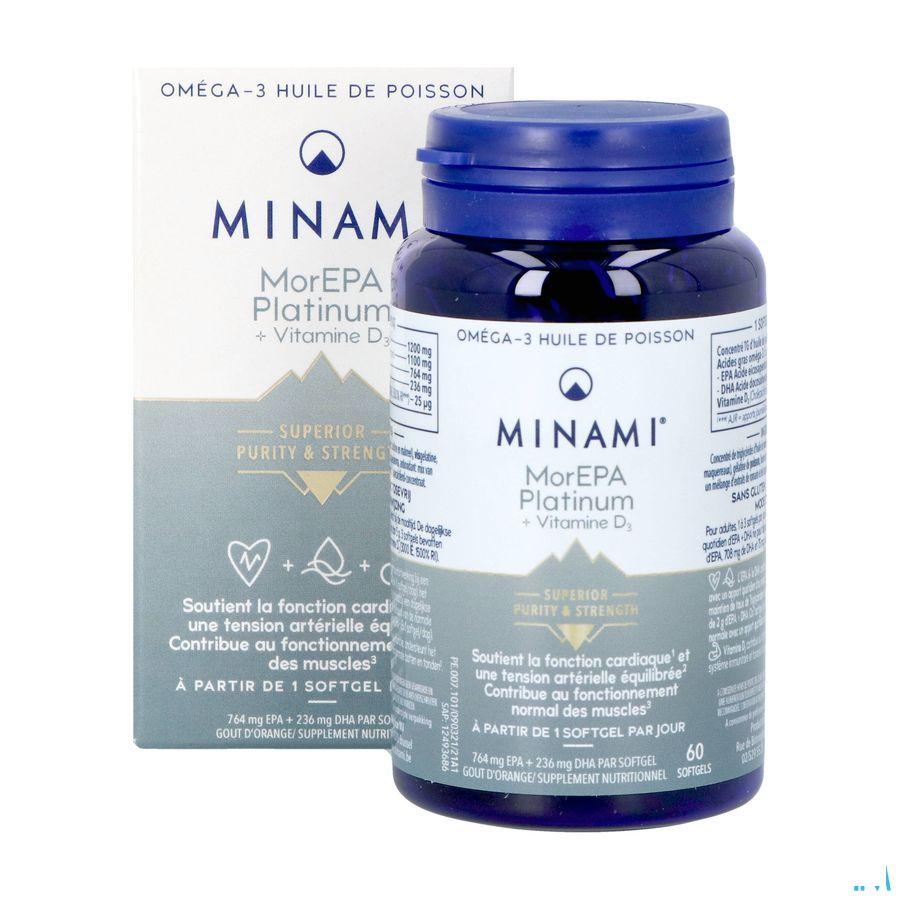 Minami Morepa Platinum + Vit D3 Caps 60  -  Nestle