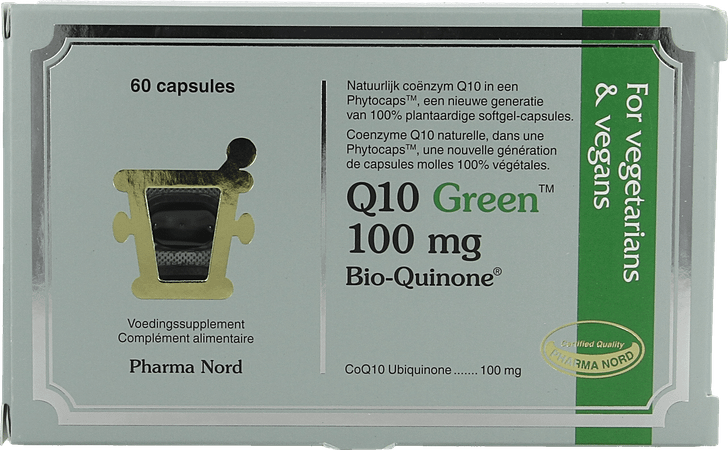 Q10 Green 100 mg Soft V-Caps 60