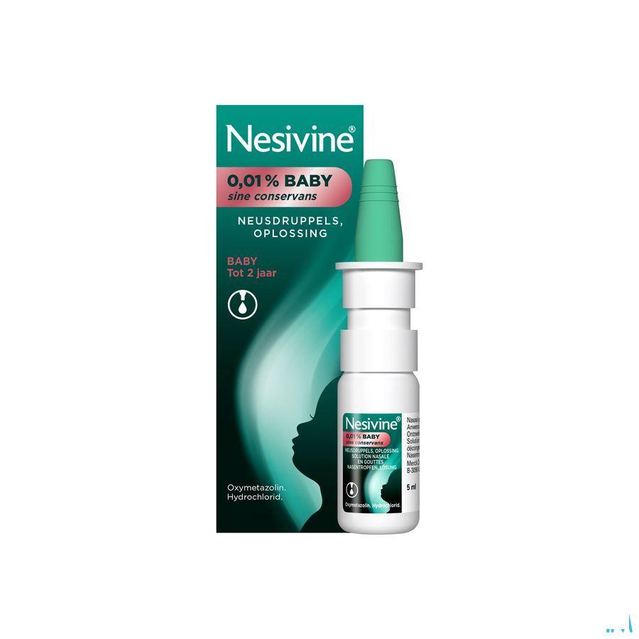 Nesivine 0,01% Sine Conserv Baby Druppels Nas 5 ml