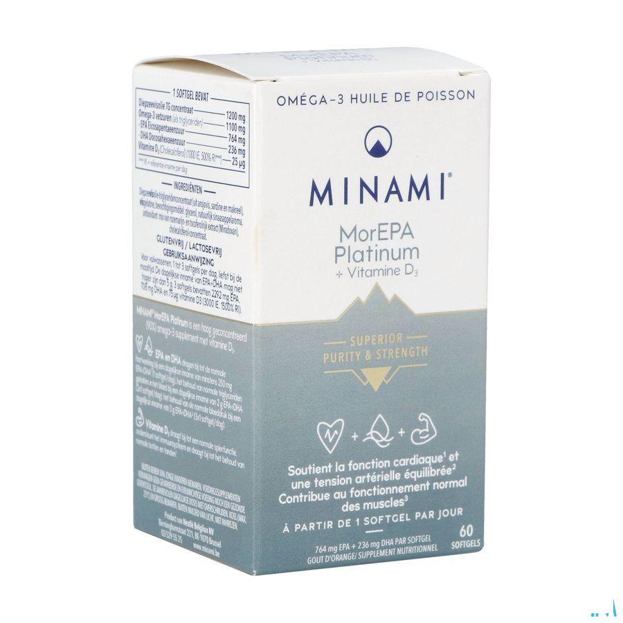 Minami Morepa Platinum + Vit D3 Caps 60  -  Nestle