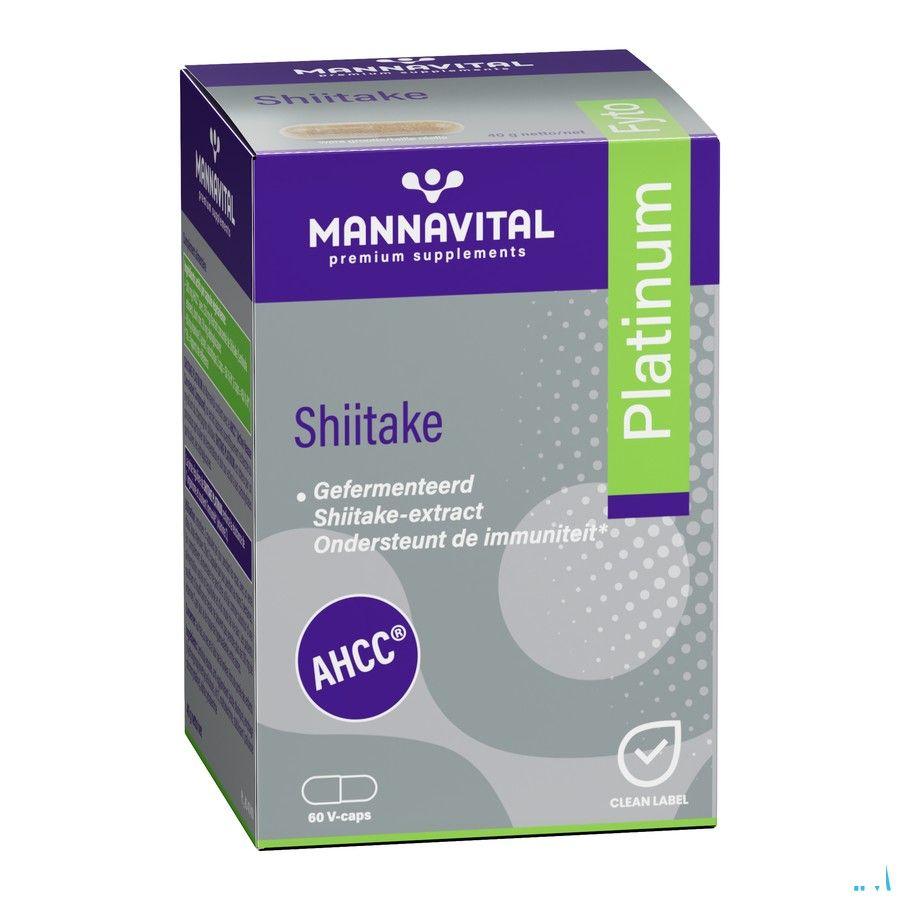 Mannavital Shiitake Platinum V-Capsule 60