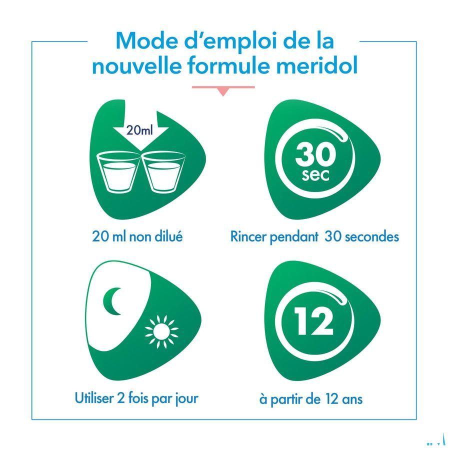 Meridol Eau Buccale Protect. Gencives & Hal.Fr.400 ml