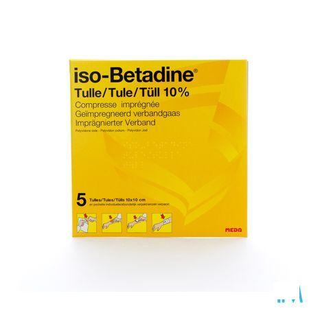 Iso Betadine Tulles Compr 5 10x10