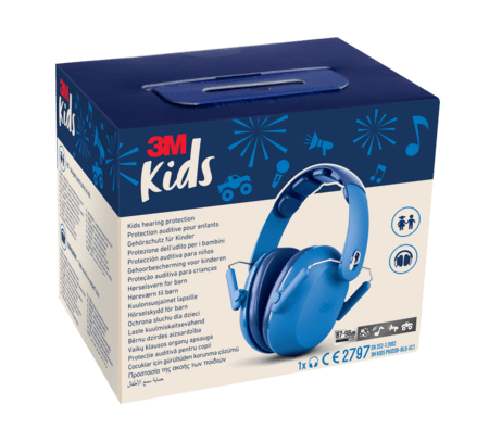 3M Kids Plus Gehoorbesch. Oorkap Kind Blauw