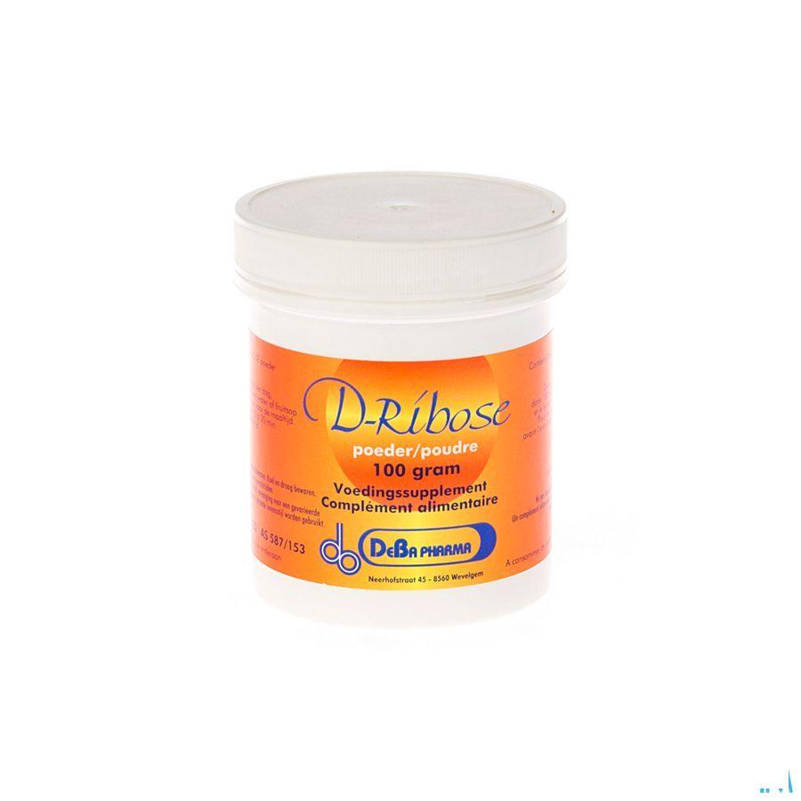 Ribose Poeder Oplosbaar 100 gr  -  Deba Pharma