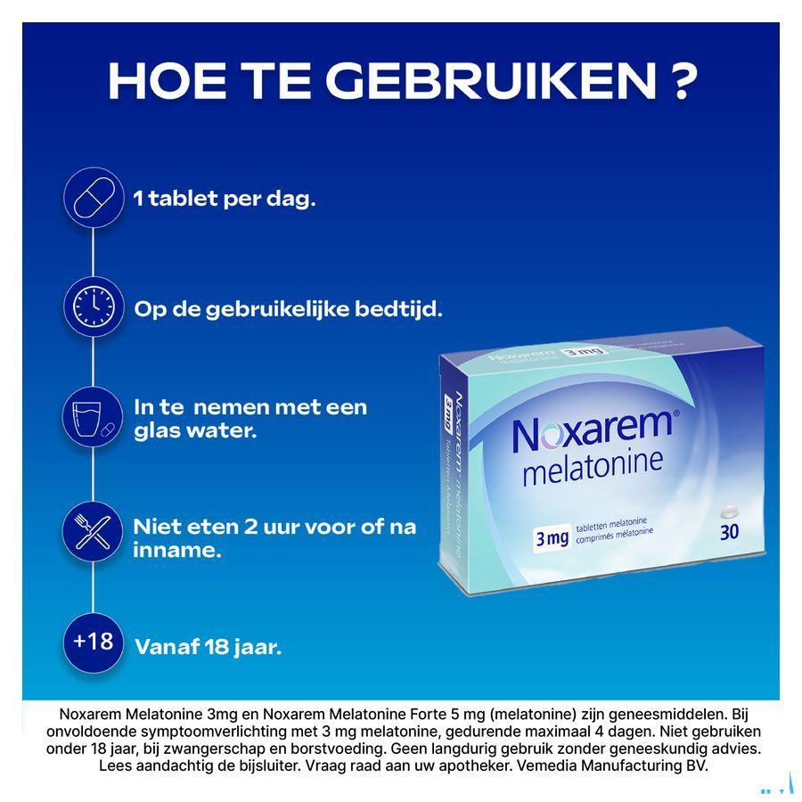 Noxarem Melatonine 3Mg Comp 30