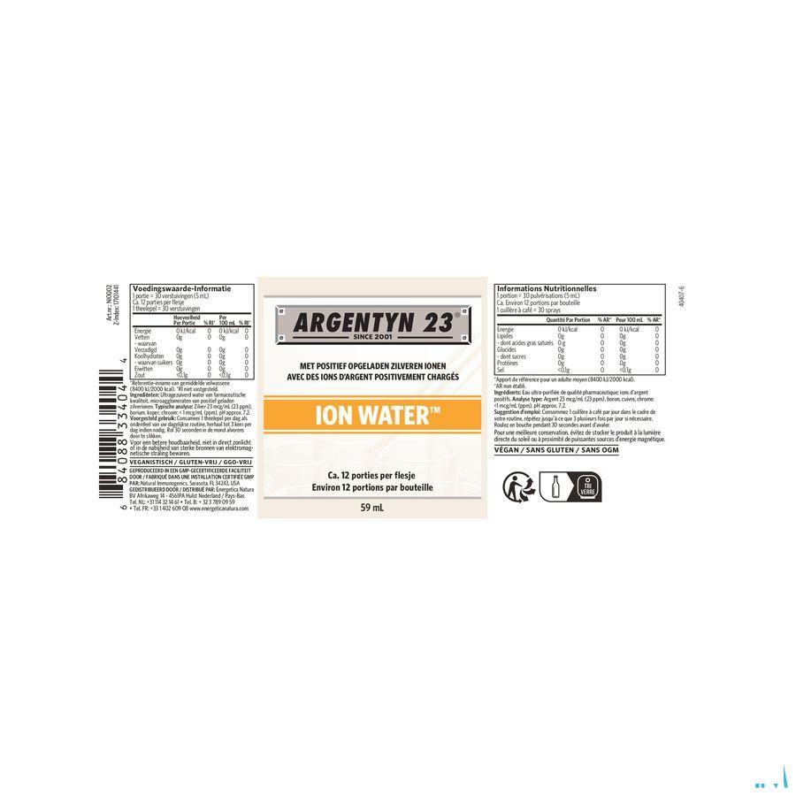 Argentyn 23 Ion Water Mist Spray 59ml