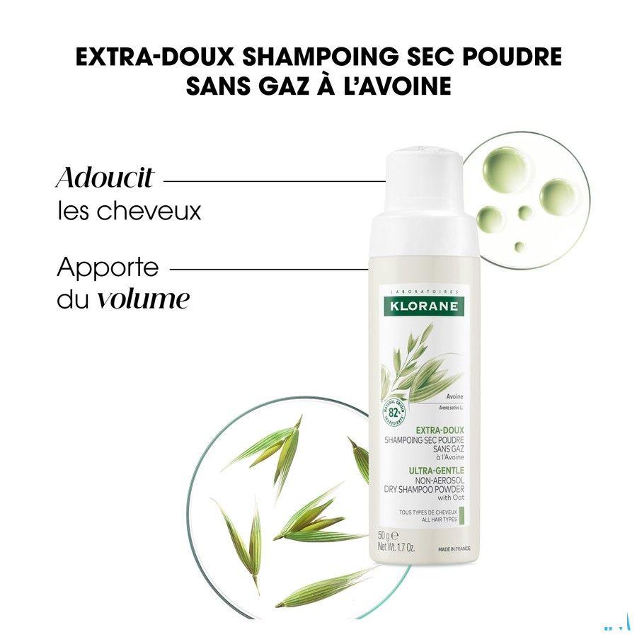 Klorane Capilaire Shampooing Sec Avoine Rotopoudre sans lyral50 gr