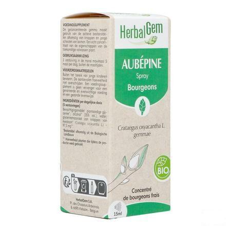 Herbalgem Meidoorn Bio Spray 15 ml