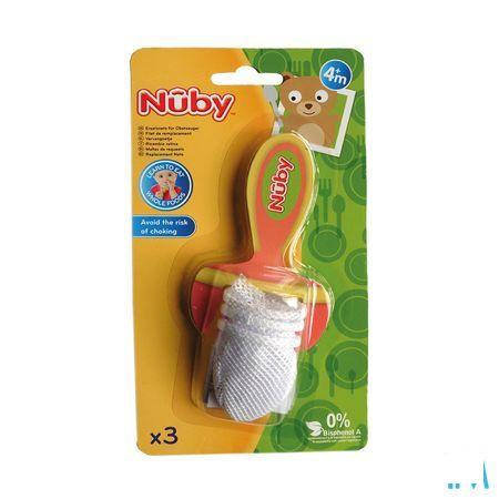 Nuby Sabbelzakje Vervangnetjes - 6m +   -  New Valmar