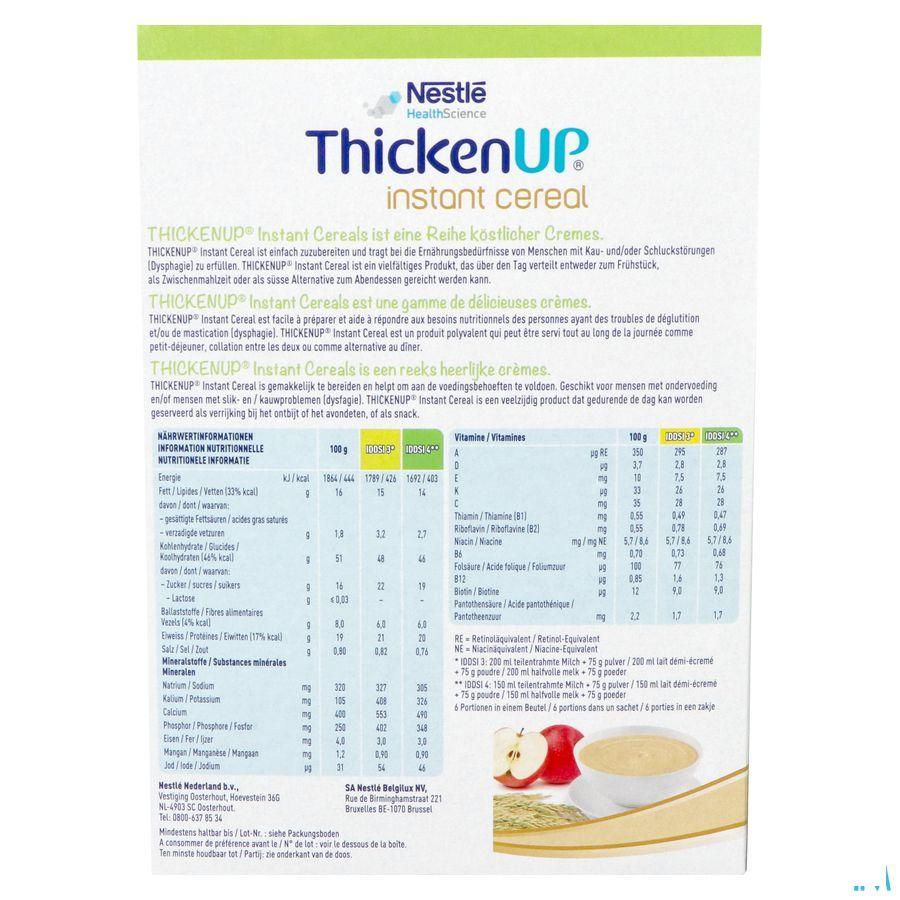 Thickenup Instant Cereal Appel Hazelnoot Pdr 450 gr Thickenup Instant Cereal Appel Hazelnoot Pdr 450 gr