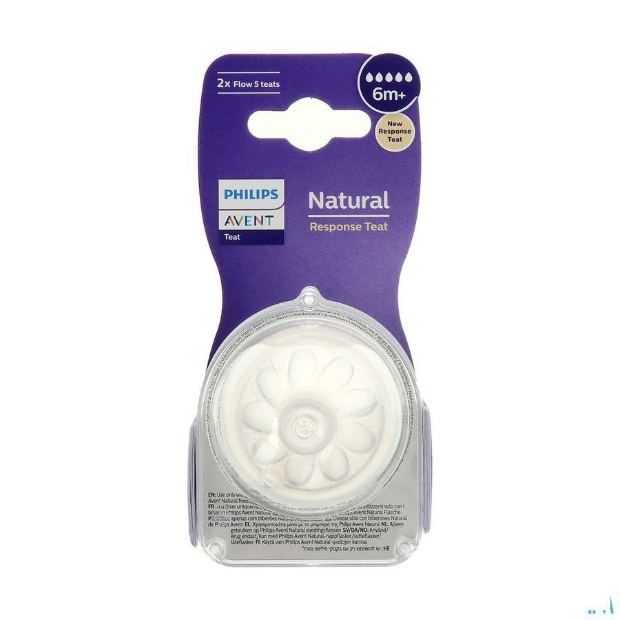 Philips Avent Natural 3.0 Zuigspeen 6M+ T5 1