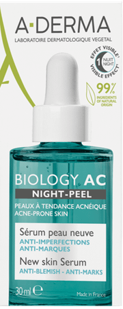 Aderma Biology Ac Night Peel Serum A/Onzuiv. 30 ml