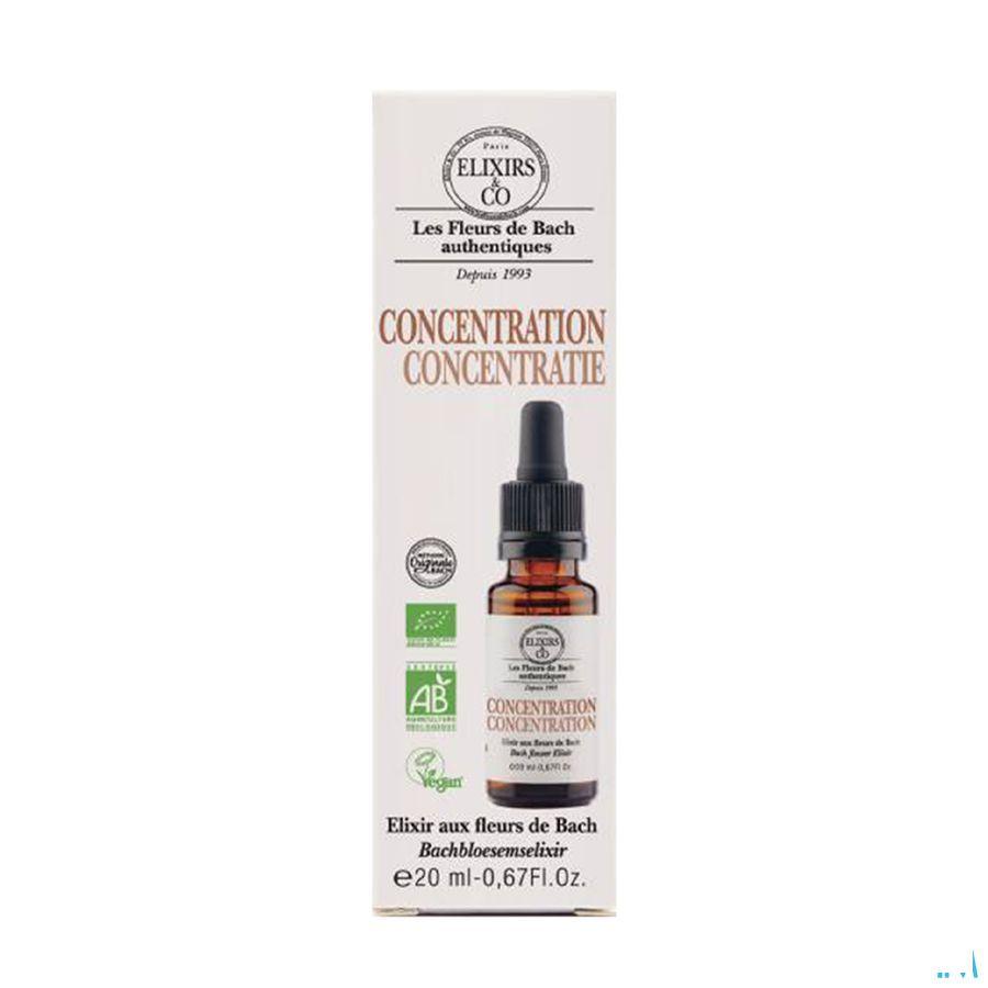 Elixirs & co Complex Bach Concentratie Druppels 20 ml
