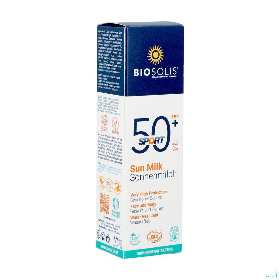 Biosolis Lait Solaire Sport Ip50+ 50 ml