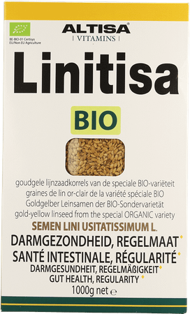 Altisa Linitisa Lijnzaad Goudgeel Bio 1kg  -  Dieximport