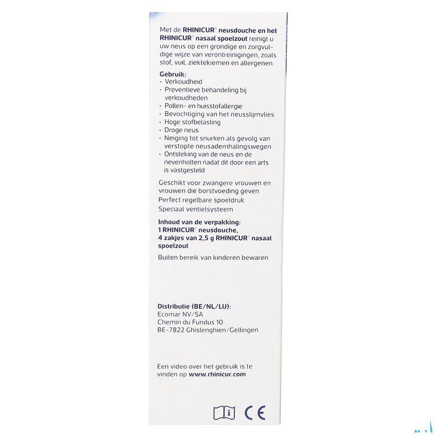 Rhinicur Douche Nasale + 4 Zakjes Spoelzout