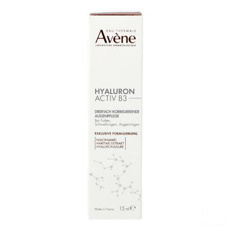 Avene Hyaluron Activ B3 Driev.Corr.Oogverzorg.15 ml