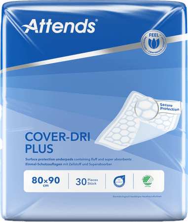 Attends Cover Dri Plus Onderleg 80 x  90cm 1X30